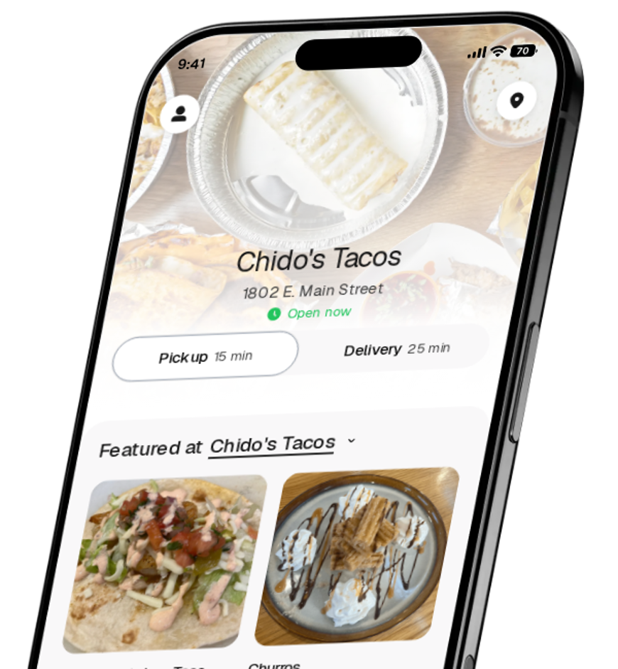 Chido's Tacos app preview