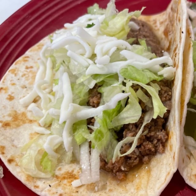 Ground Beef Taco.