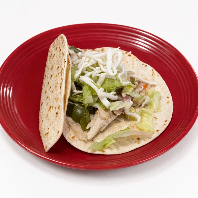 Shredded Chicken Taco.