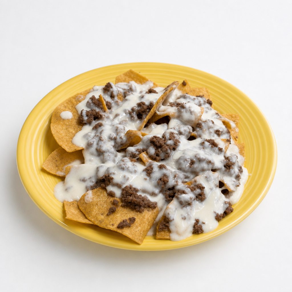Ground Beef Nachos.