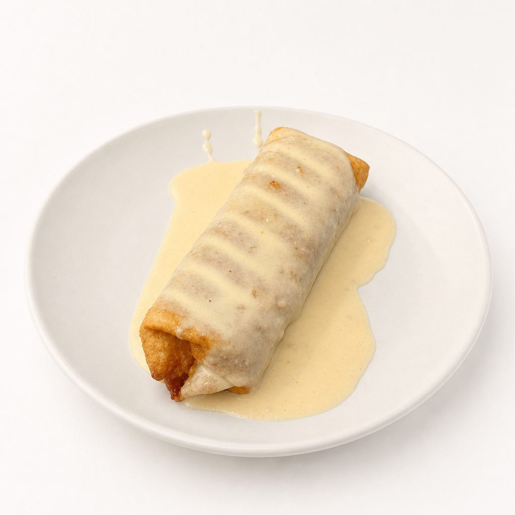 Shredded Chicken Chimichanga.