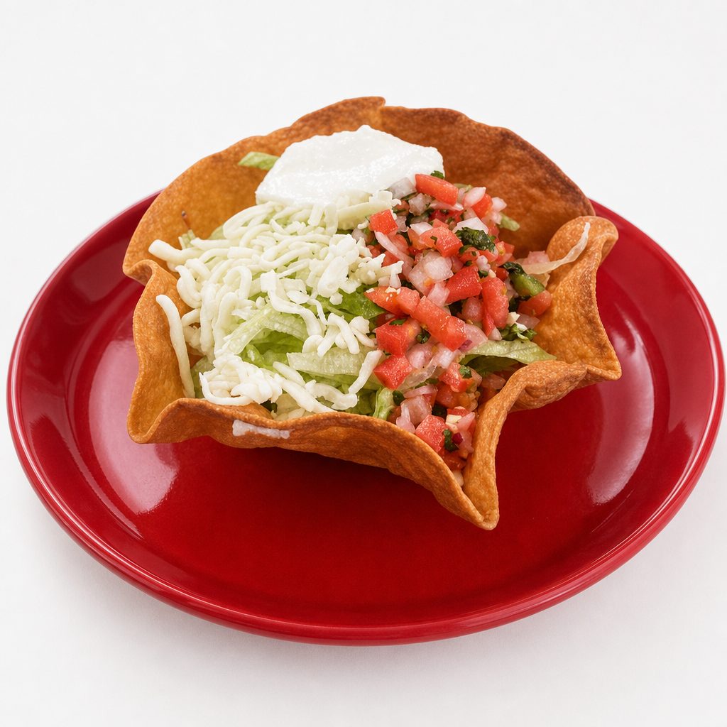Taco Salad Shredded Chicken.