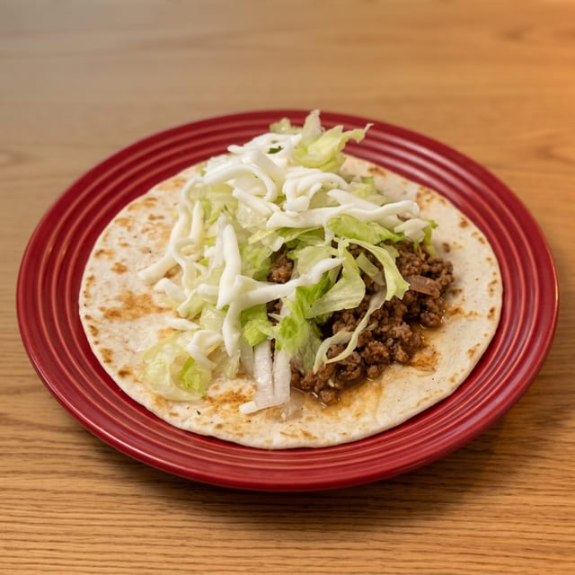 Ground Beef Taco.