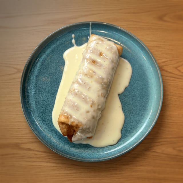 Ground Beef Chimichanga.