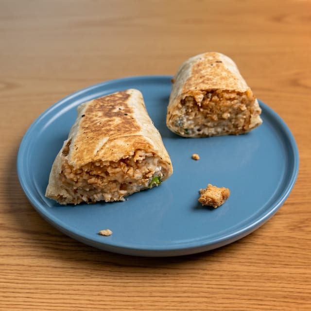 Shredded Chicken Burrito.