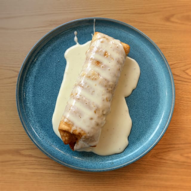 Shredded Chicken Chimichanga.