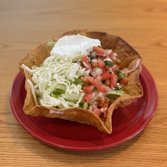 Taco Salad Shredded Chicken.